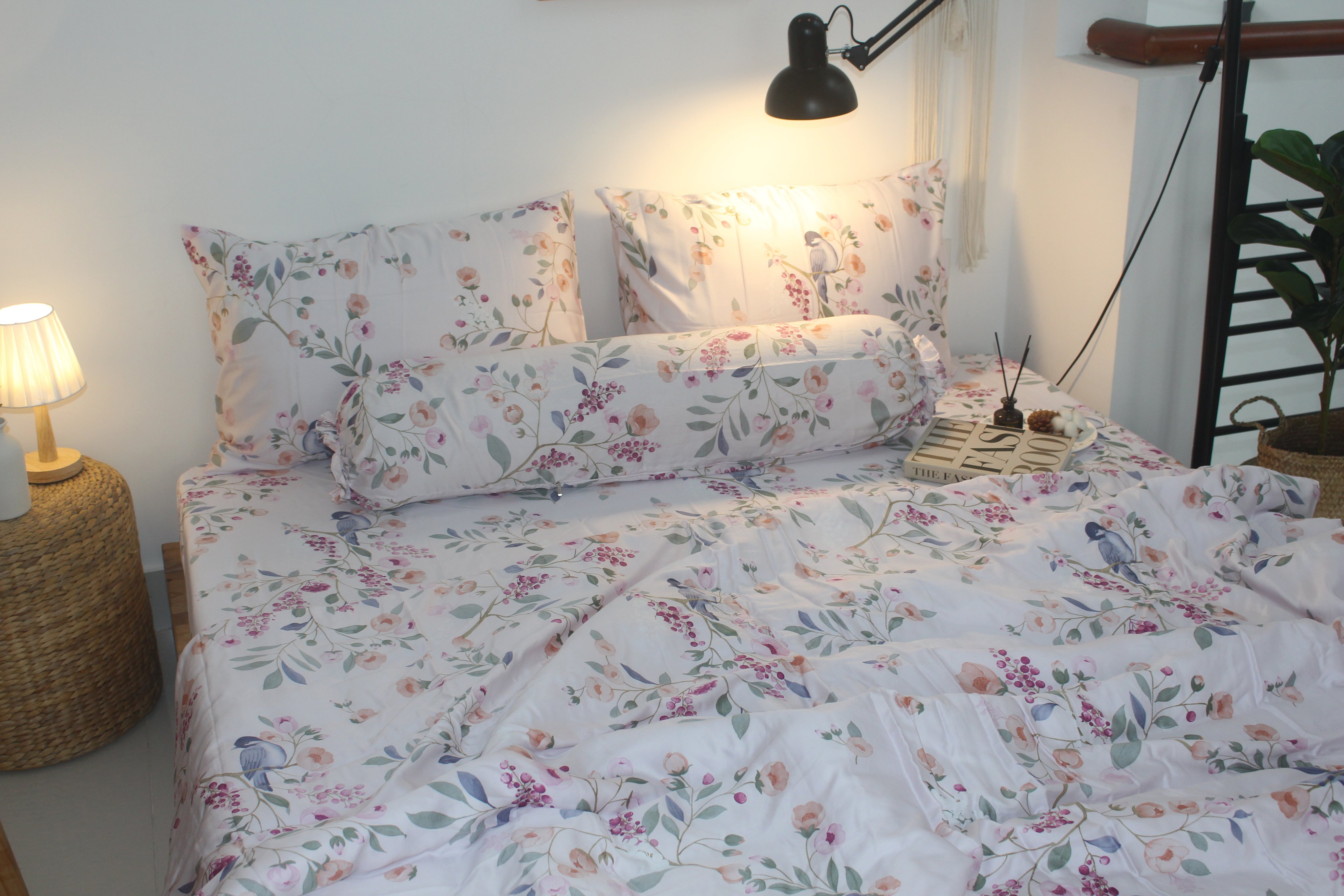 Bộ Chăn Drap gối TENCEL 60s Cao cấp mềm mịn mượt mà như lụa